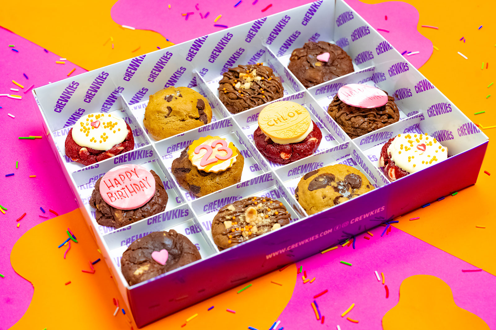 Groovy Cookie Box of 12