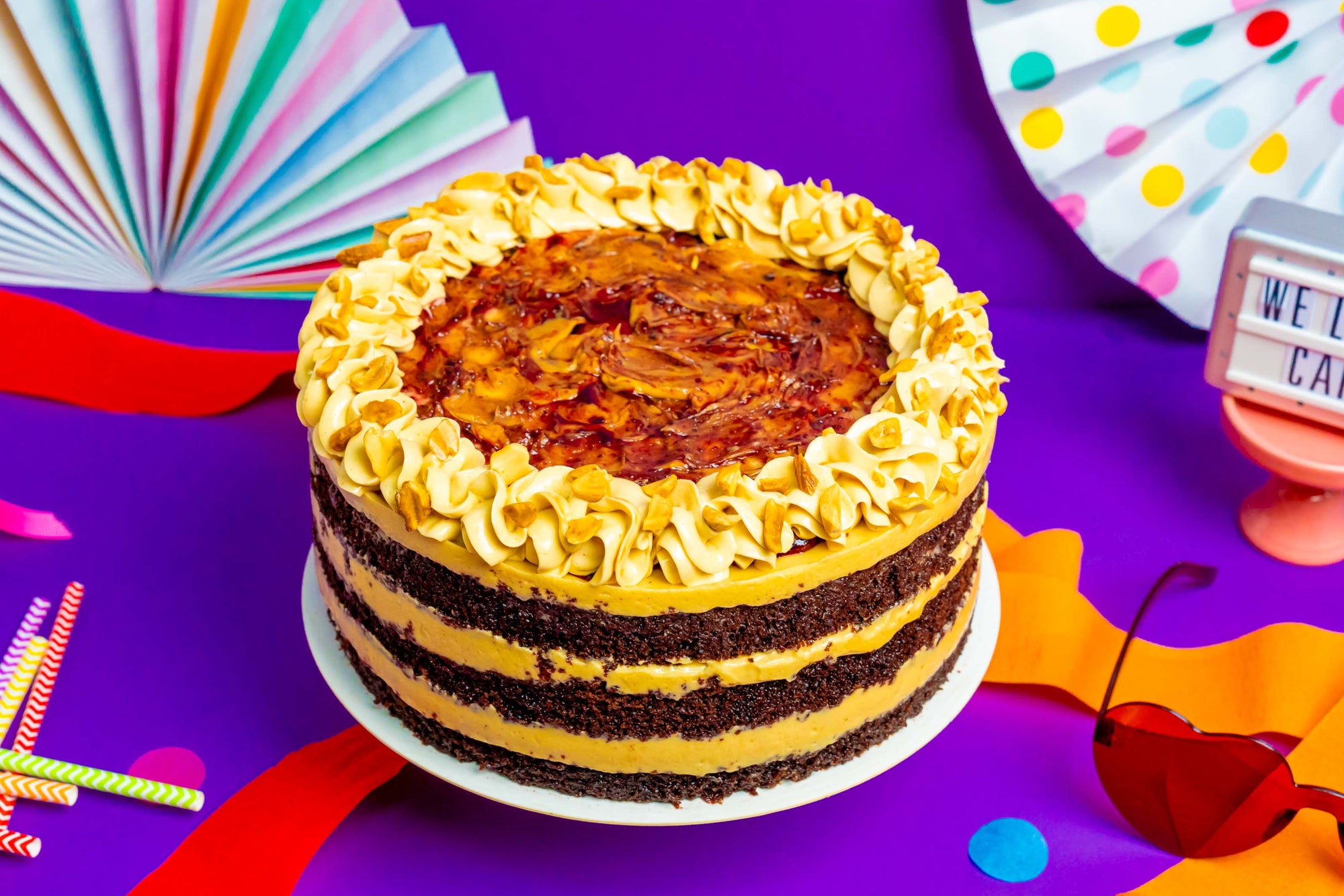 PB & J Layer Cake