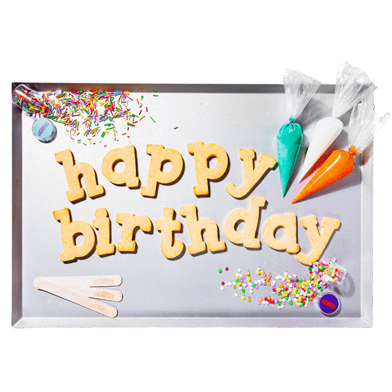 Happy Birthday DIY Cookie Set