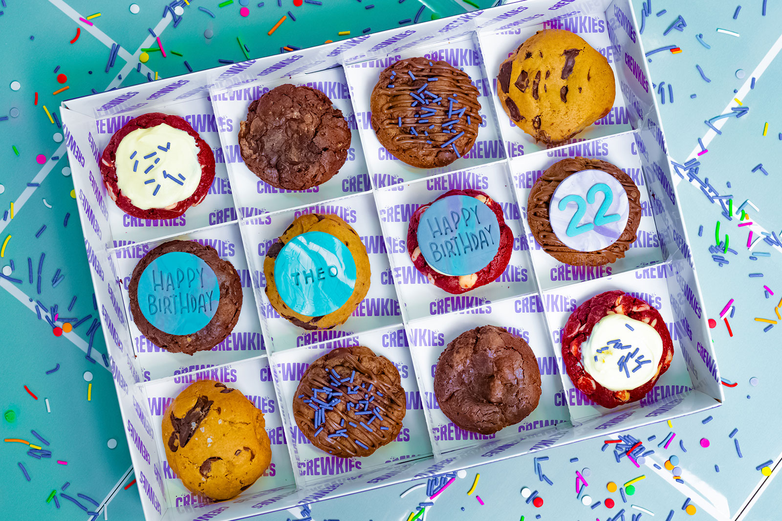 “Best B-day” Cookie Box of 12