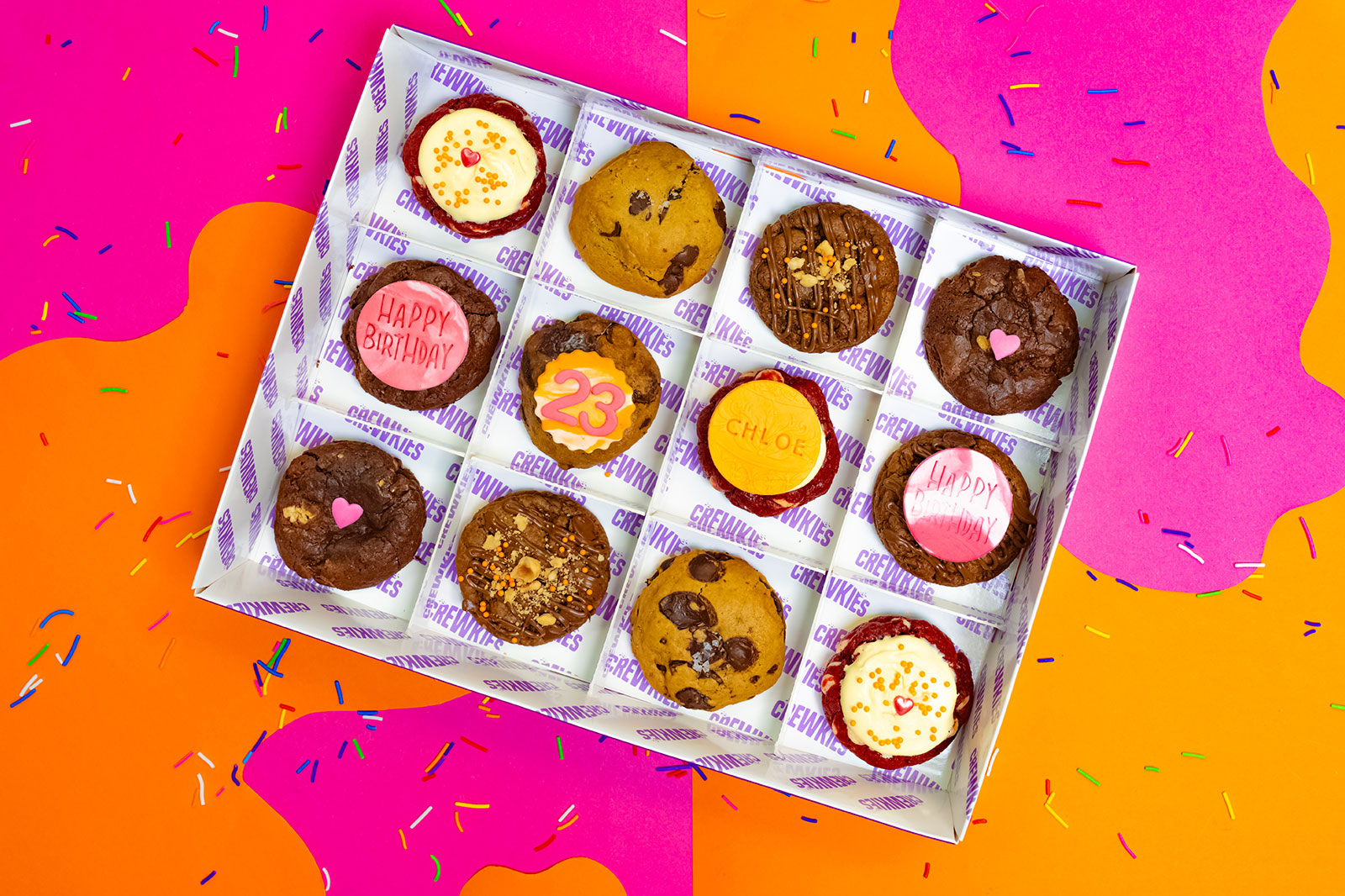 Groovy Cookie Box of 12