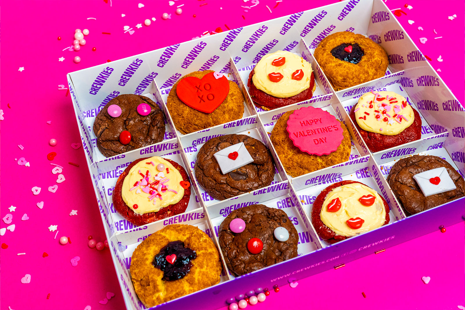 Kiss This Box of 12 Cookies